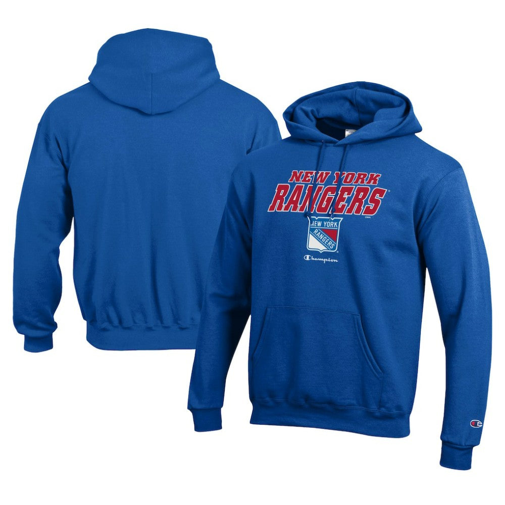 New York Rangers Champion Eco Powerblend Pullover Hoodie - Royal - NHL 201078120