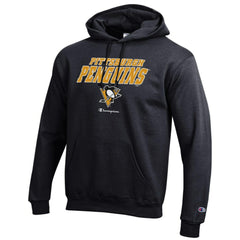 Pittsburgh Penguins Champion Eco Powerblend Pullover Hoodie - Black - NHL 201078123