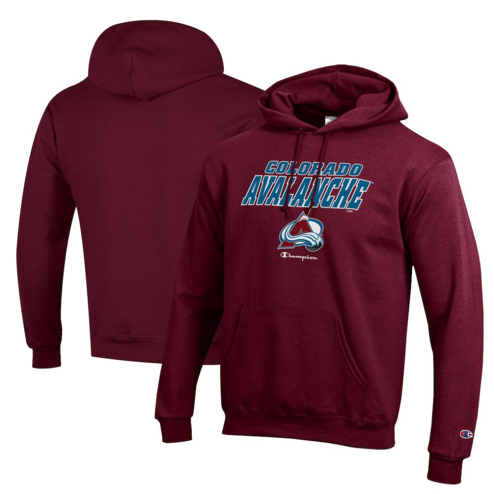 Colorado Avalanche Champion Eco Powerblend Pullover Hoodie - Burgundy - NHL 201078137
