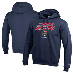 Florida Panthers Champion Eco Powerblend Pullover Hoodie - Navy - NHL 201078142