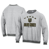 Vegas Golden Knights Champion Reverse Weave Yarn Dye Pullover Sweatshirt - Heather Gray - NHL 201078162