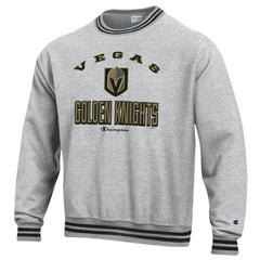 Vegas Golden Knights Champion Reverse Weave Yarn Dye Pullover Sweatshirt - Heather Gray - NHL 201078162