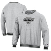 Los Angeles Kings Champion Reverse Weave Yarn Dye Pullover Sweatshirt - Heather Gray - NHL 201078176