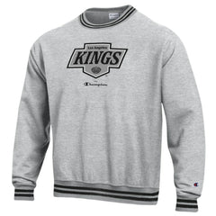 Los Angeles Kings Champion Reverse Weave Yarn Dye Pullover Sweatshirt - Heather Gray - NHL 201078176