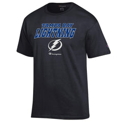 Tampa Bay Lightning Champion Jersey T-Shirt - Black - NHL 201078190