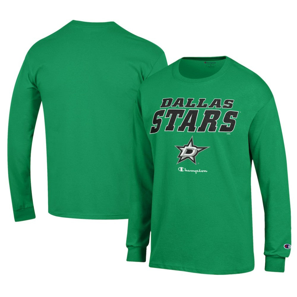 Dallas Stars Champion Long-Sleeve Jersey T-Shirt - Kelly Green - NHL 201078219