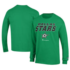 Dallas Stars Champion Long-Sleeve Jersey T-Shirt - Kelly Green - NHL 201078219