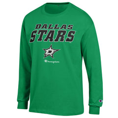 Dallas Stars Champion Long-Sleeve Jersey T-Shirt - Kelly Green - NHL 201078219