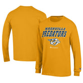 Nashville Predators Champion Long-Sleeve Jersey T-Shirt - Gold - NHL 201078225
