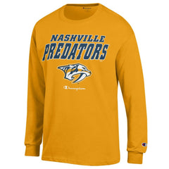 Nashville Predators Champion Long-Sleeve Jersey T-Shirt - Gold - NHL 201078225