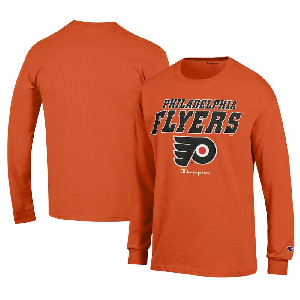 Philadelphia Flyers Champion Long-Sleeve Jersey T-Shirt - Orange - NHL 201078234
