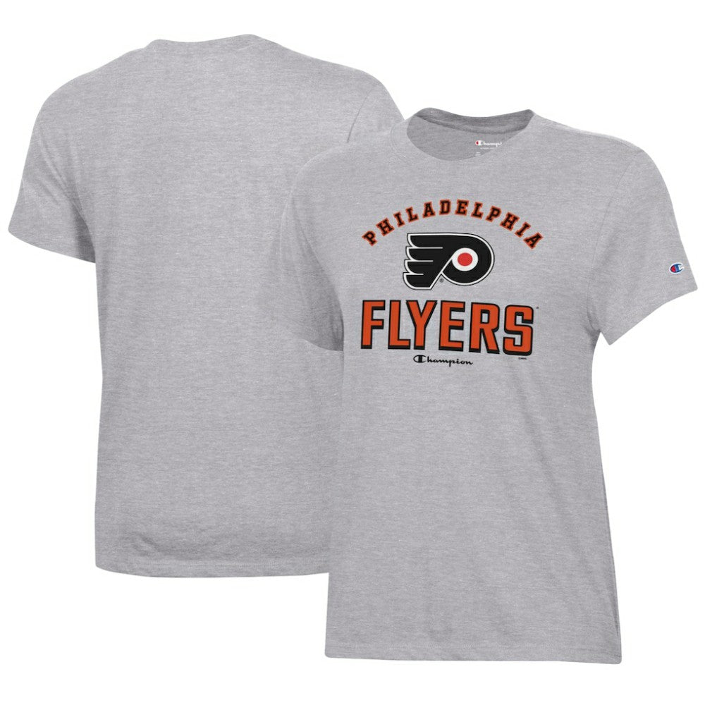 Philadelphia Flyers Champion Women's Core T-Shirt - Heather Gray - NHL 201078248