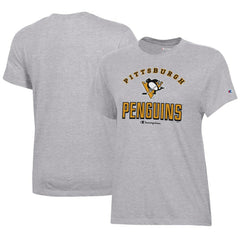 Pittsburgh Penguins Champion Women's Core T-Shirt - Heather Gray - NHL 201078249