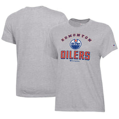 Edmonton Oilers Champion Women's Core T-Shirt - Heather Gray - NHL 201078269