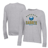 Buffalo Sabres Champion Women's Core Long Sleeve T-Shirt - Heather Gray - NHL 201078293