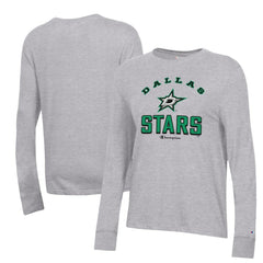 Dallas Stars Champion Women's Core Long Sleeve T-Shirt - Heather Gray - NHL 201078294