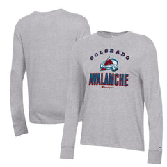 Colorado Avalanche Champion Women's Core Long Sleeve T-Shirt - Heather Gray - NHL 201078298