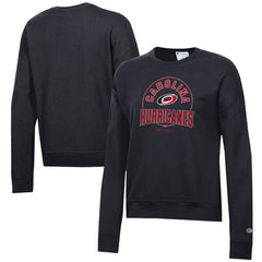 Carolina Hurricanes Champion Women's Powerblend Pullover Sweatshirt - Black - NHL 201078303