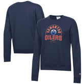 Edmonton Oilers Champion Women's Powerblend Pullover Sweatshirt - Navy - NHL 201078309