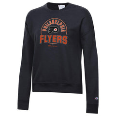 Philadelphia Flyers Champion Women's Powerblend Pullover Sweatshirt - Black - NHL 201078316