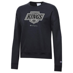 Los Angeles Kings Champion Women's Powerblend Pullover Sweatshirt - Black - NHL 201078320