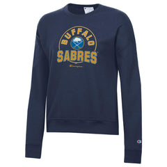 Buffalo Sabres Champion Women's Powerblend Pullover Sweatshirt - Navy - NHL 201078331