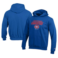 Montreal Canadiens Champion Youth Eco Powerblend Pullover Hoodie - Royal - NHL 201078367