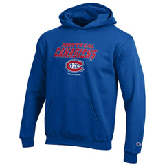 Montreal Canadiens Champion Youth Eco Powerblend Pullover Hoodie - Royal - NHL 201078367