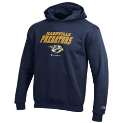 Nashville Predators Champion Youth Eco Powerblend Pullover Hoodie - Navy - NHL 201078368