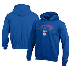 New York Rangers Champion Youth Eco Powerblend Pullover Hoodie - Royal - NHL 201078371