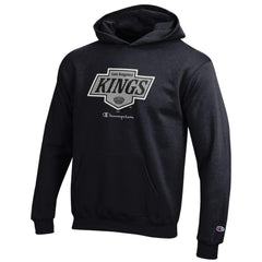 Los Angeles Kings Champion Youth Eco Powerblend Pullover Hoodie - Black - NHL 201078392