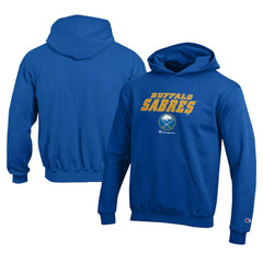 Buffalo Sabres Champion Youth Eco Powerblend Pullover Hoodie - Royal - NHL 201078394
