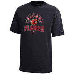 Calgary Flames Champion Youth Jersey T-Shirt - Black - NHL 201078407