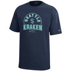 Seattle Kraken Champion Youth Jersey T-Shirt - Deep Sea Blue - NHL 201078422