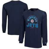 Winnipeg Jets Champion Youth Long-Sleeve Jersey T-Shirt - Navy - NHL 201078428