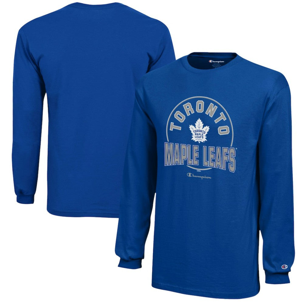 Toronto Maple Leafs Champion Youth Long-Sleeve Jersey T-Shirt - Royal - NHL 201078442