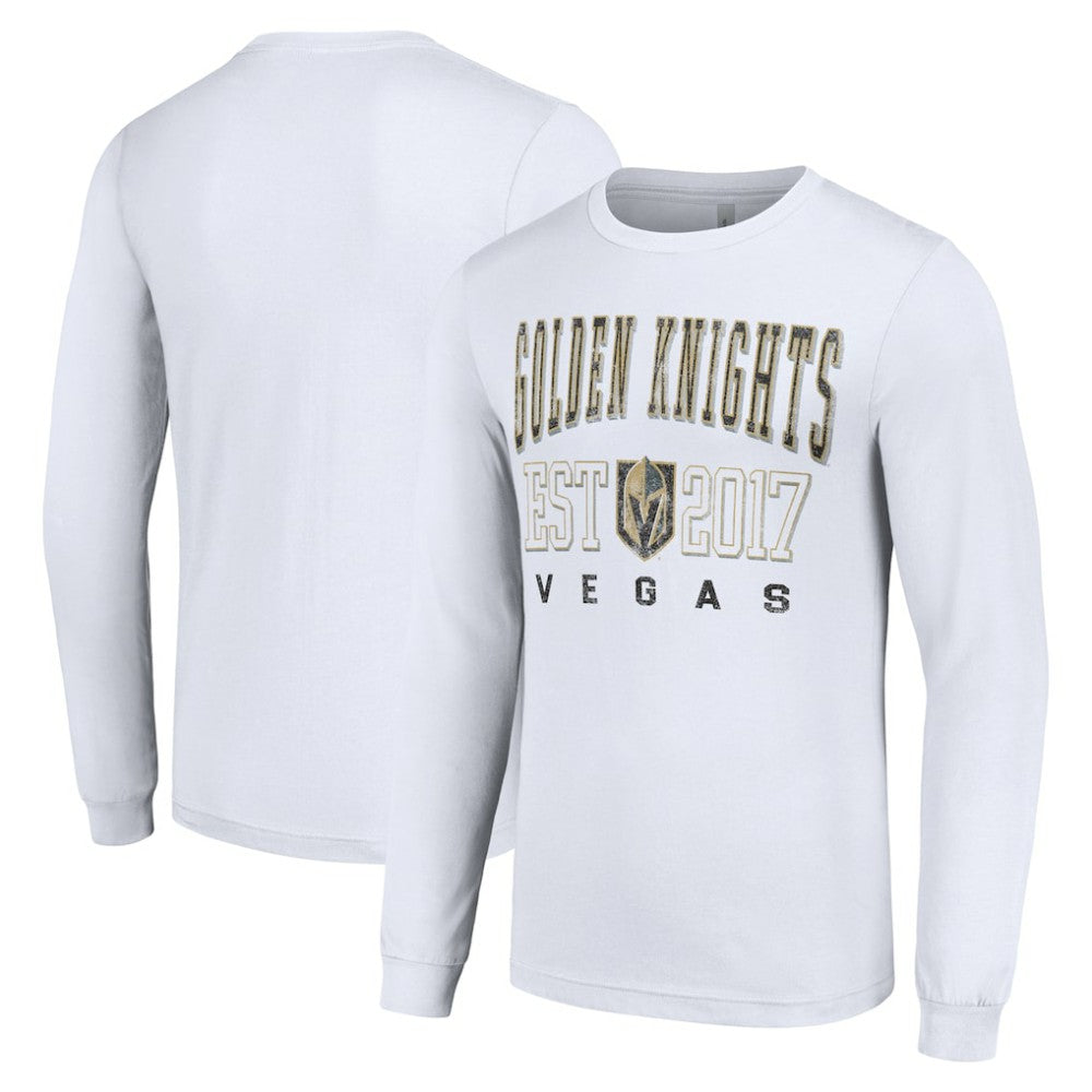 Vegas Golden Knights Starter Logo Graphic Long Sleeve T-Shirt - White - NHL 201083267