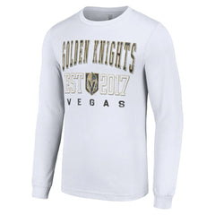 Vegas Golden Knights Starter Logo Graphic Long Sleeve T-Shirt - White - NHL 201083267