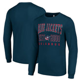 Columbus Blue Jackets Starter Logo Graphic Long Sleeve T-Shirt - Navy - NHL 201083270