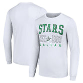 Dallas Stars Starter Logo Graphic Long Sleeve T-Shirt - White - NHL 201083281