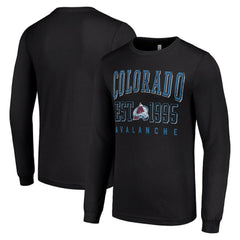 Colorado Avalanche Starter Logo Graphic Long Sleeve T-Shirt - Black - NHL 201083291