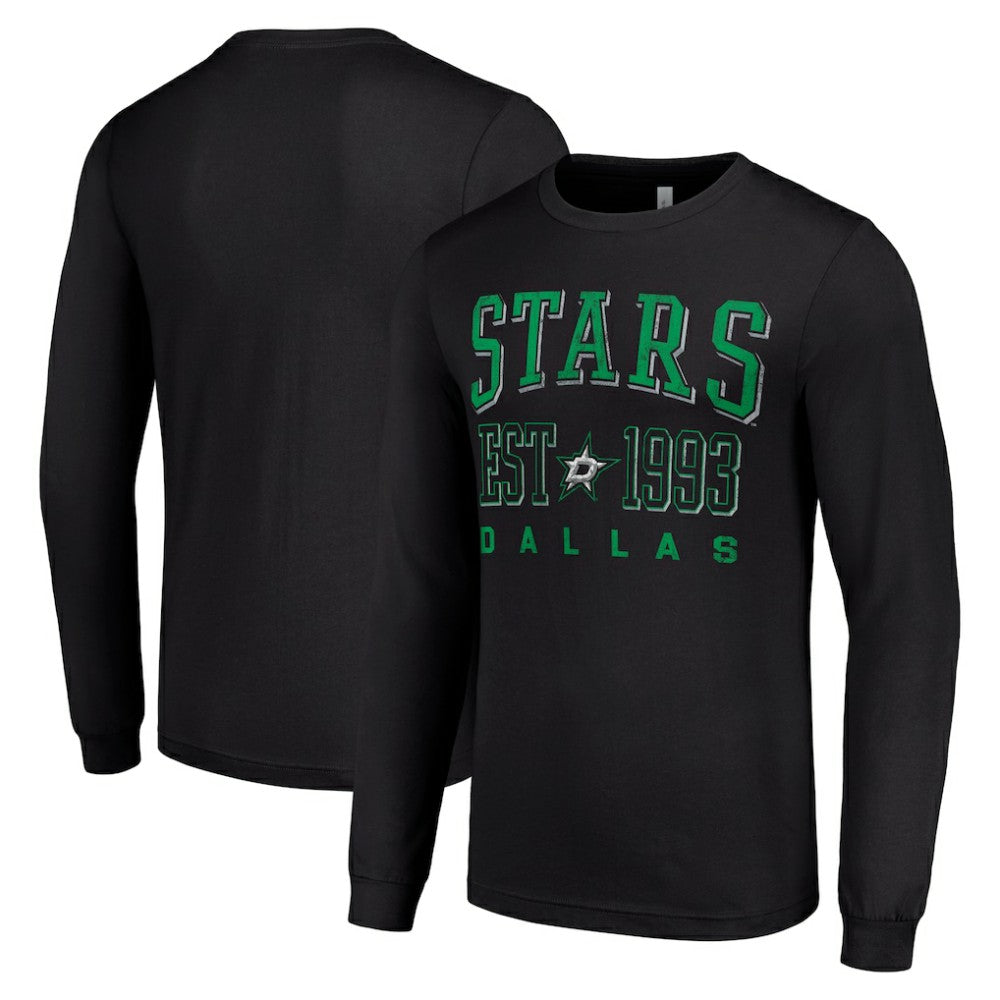 Dallas Stars Starter Logo Graphic Long Sleeve T-Shirt - Black - NHL 201083292