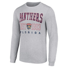 Florida Panthers Starter Logo Graphic Long Sleeve T-Shirt - Heather Gray - NHL 201083301