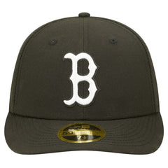 Boston Red Sox New Era Low Profile 59FIFTY Fitted Hat - Black - New Era Online