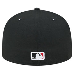 Washington Nationals New Era Checkered Undervisor 59FIFTY Fitted Hat - Black - New Era Sale