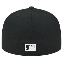 New York Yankees New Era Checkered Undervisor 59FIFTY Fitted Hat - Black - New Era Discount