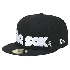 Chicago White Sox New Era Checkered Undervisor 59FIFTY Fitted Hat - Black - New Era Sale