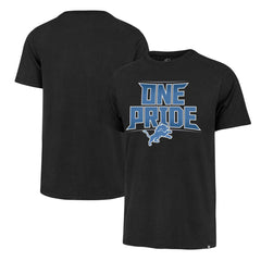 47 brand Detroit Lions '47 Regional Franklin T-Shirt Black