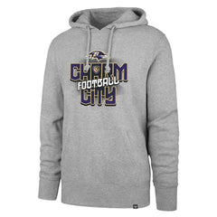 47 brand Baltimore Ravens '47 Regional Headline Pullover Hoodie Gray