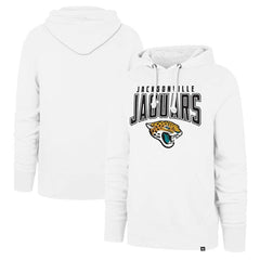 47 brand Jacksonville Jaguars '47 Elements Arch Headline Pullover Hoodie White